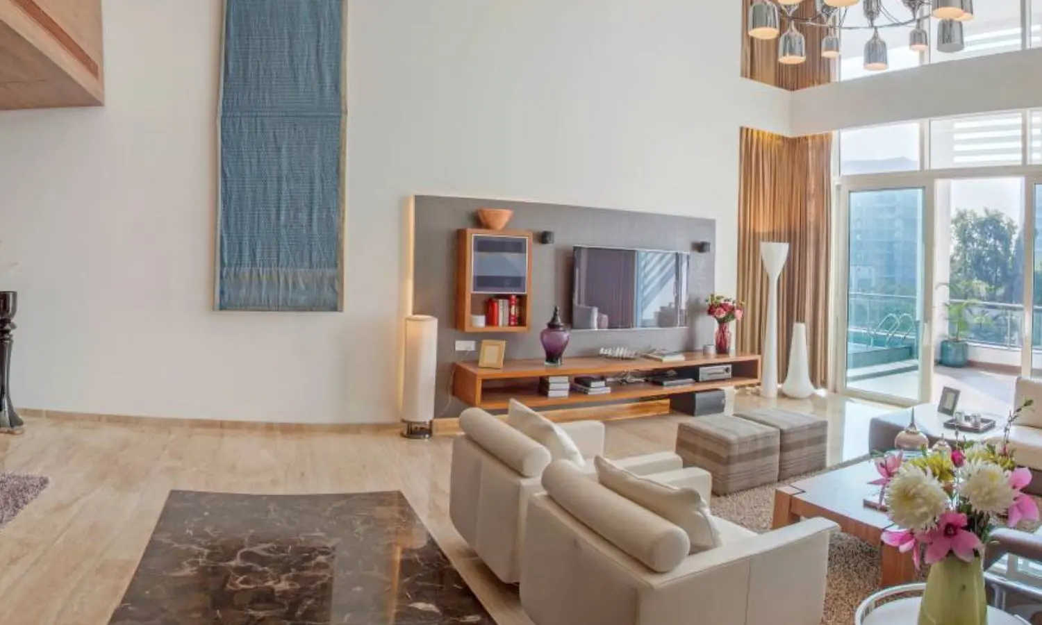 Ajmera Aria Koregaon Park - sample sky villa interior