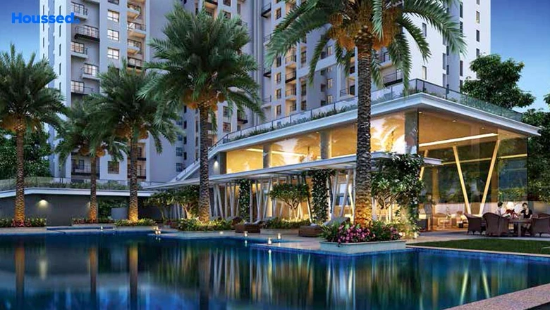 Godrej Infinity landscaped gardens and recreation facilities