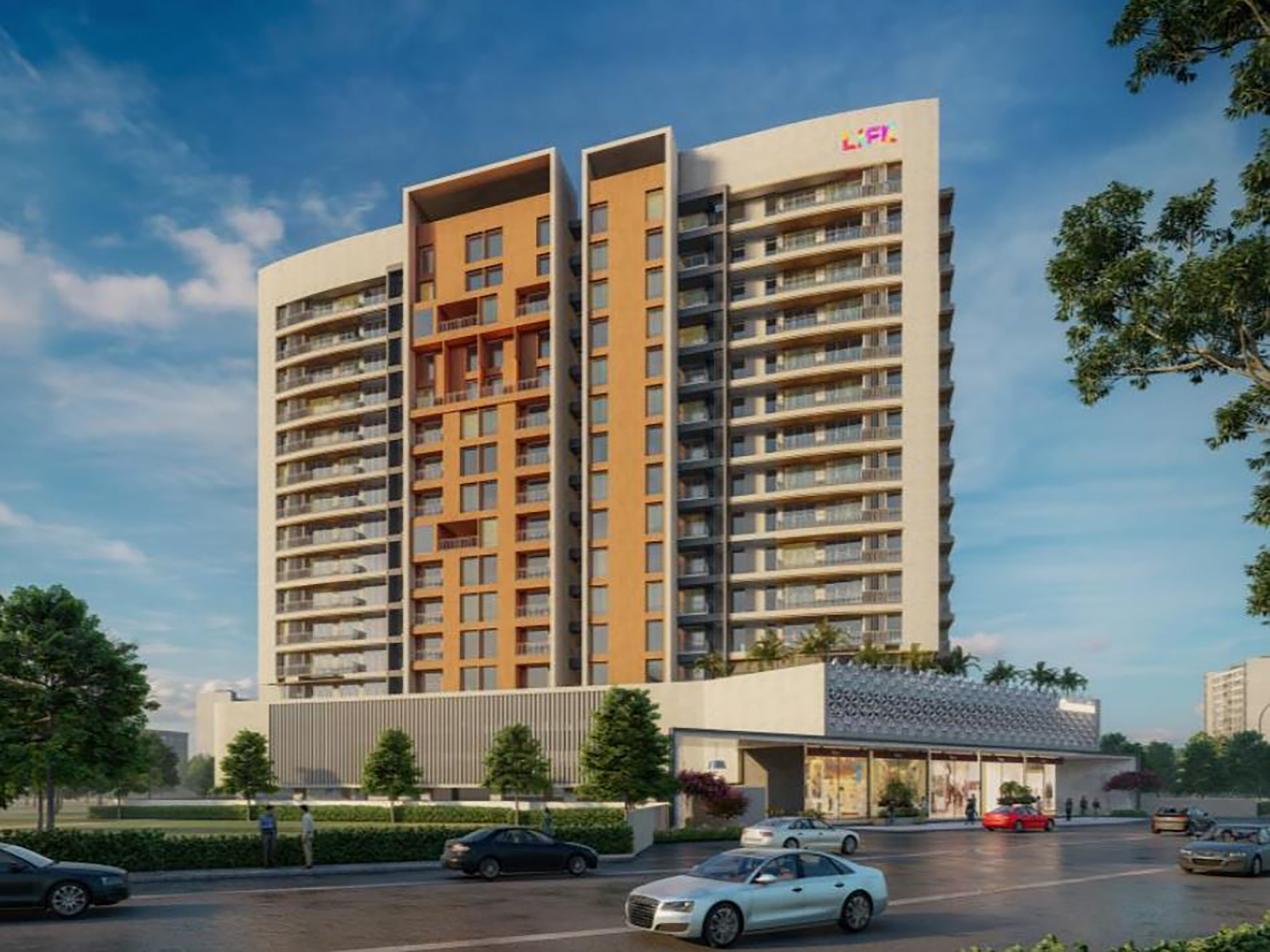 NIBM, Pune - Residential area