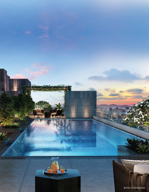 Kalpataru Jade Skyline exterior elevation view