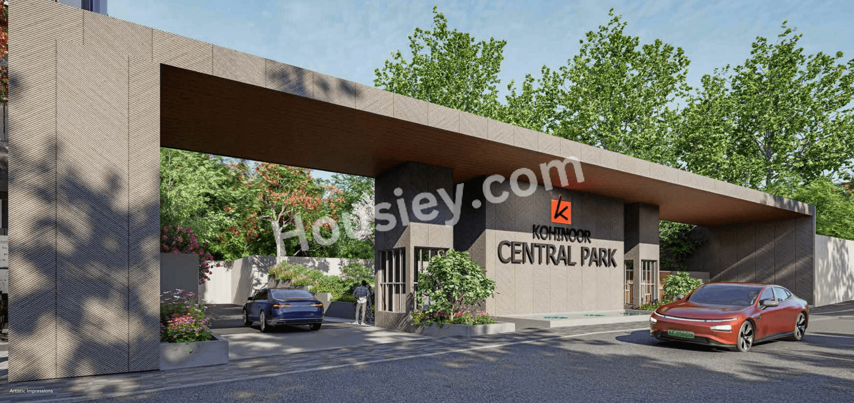 Kohinoor Central Park Phase 1 2 BHK Standard floor plan