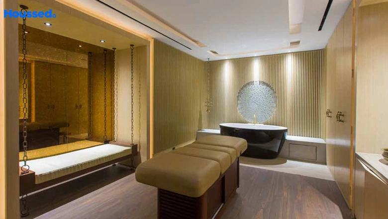 Lodha Belmondo clubhouse and swimming pool amenities