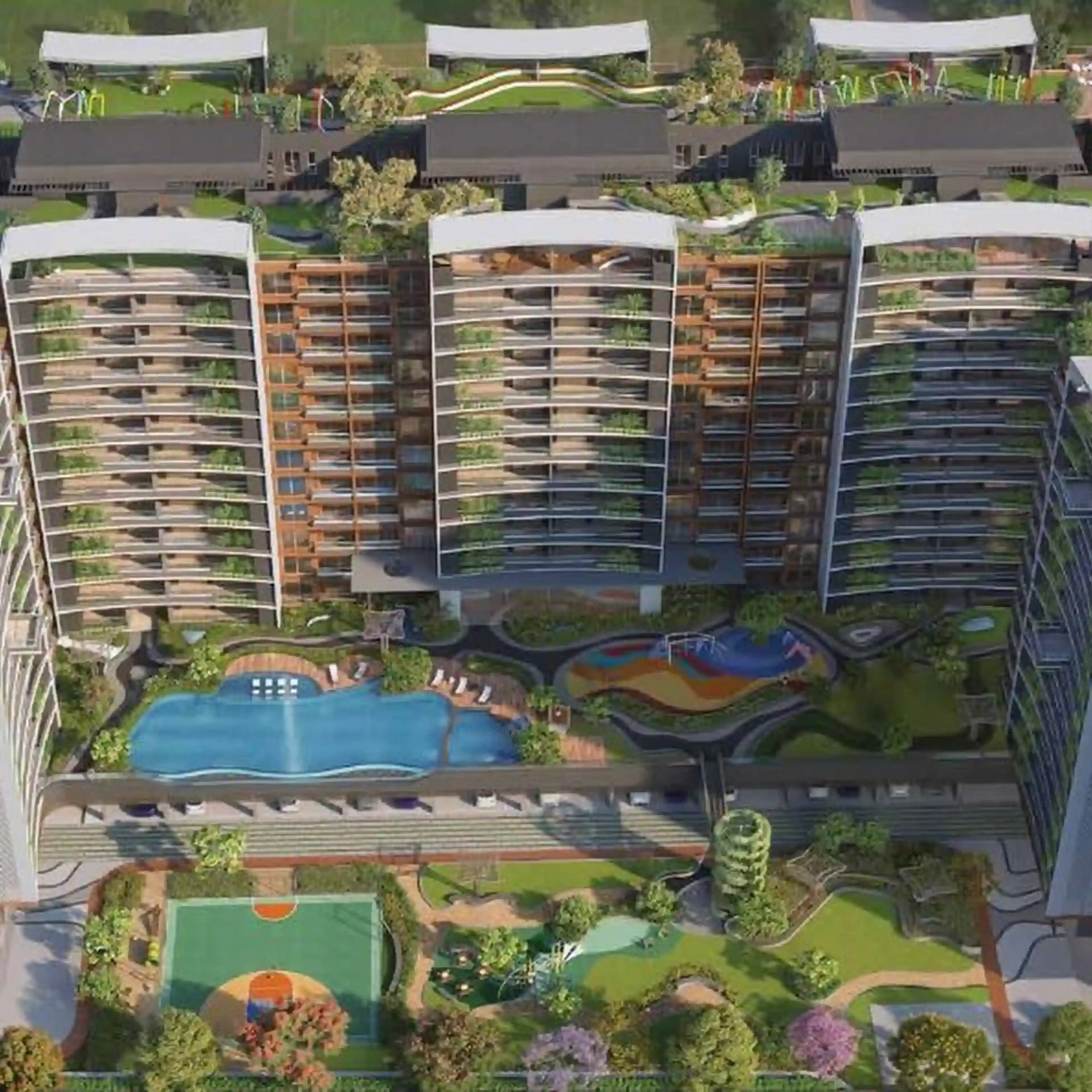 Pristine Kyra Viman Nagar - landscape and entrance