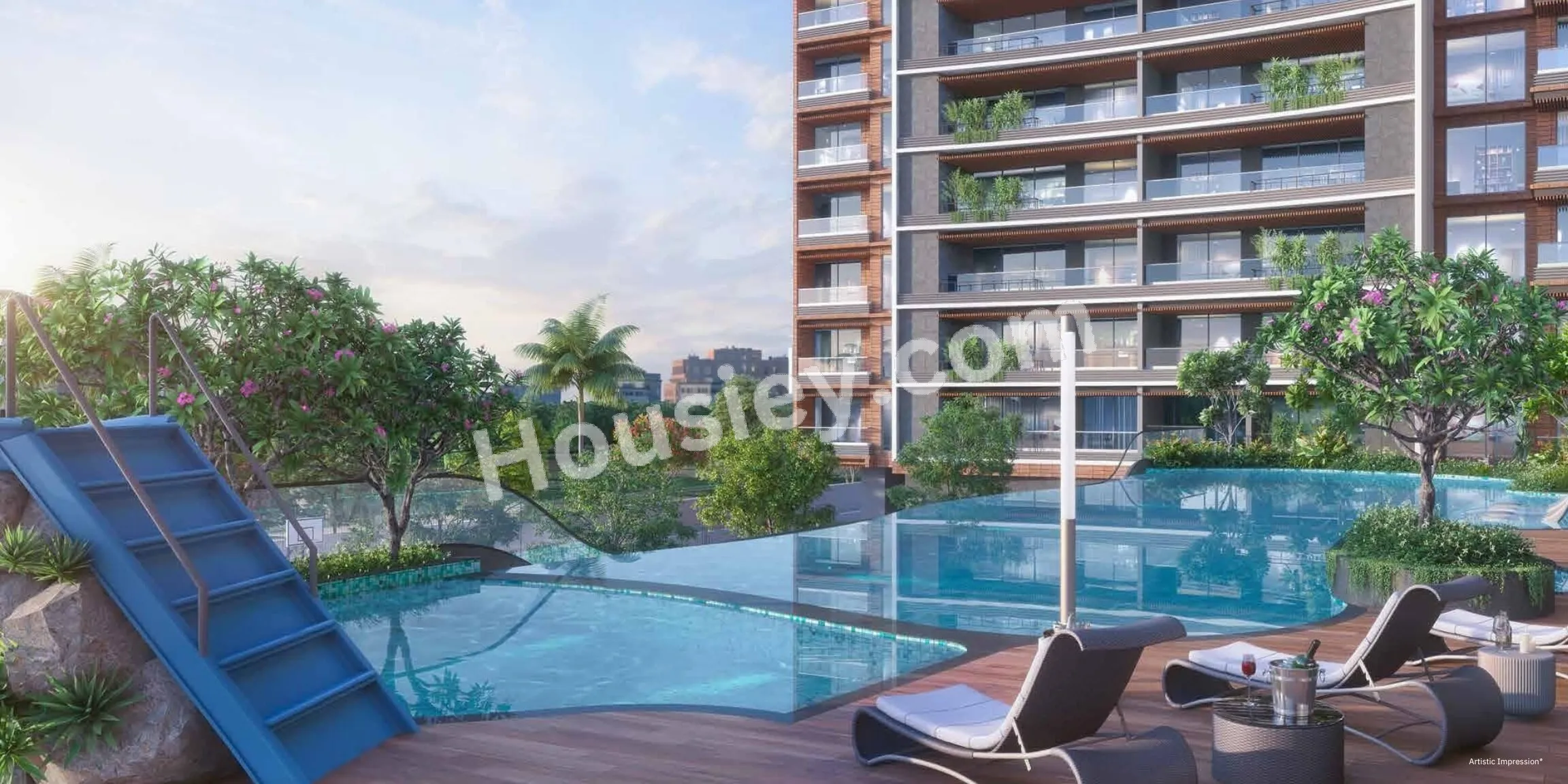 Pristine Kyra Viman Nagar - infinity swimming pool