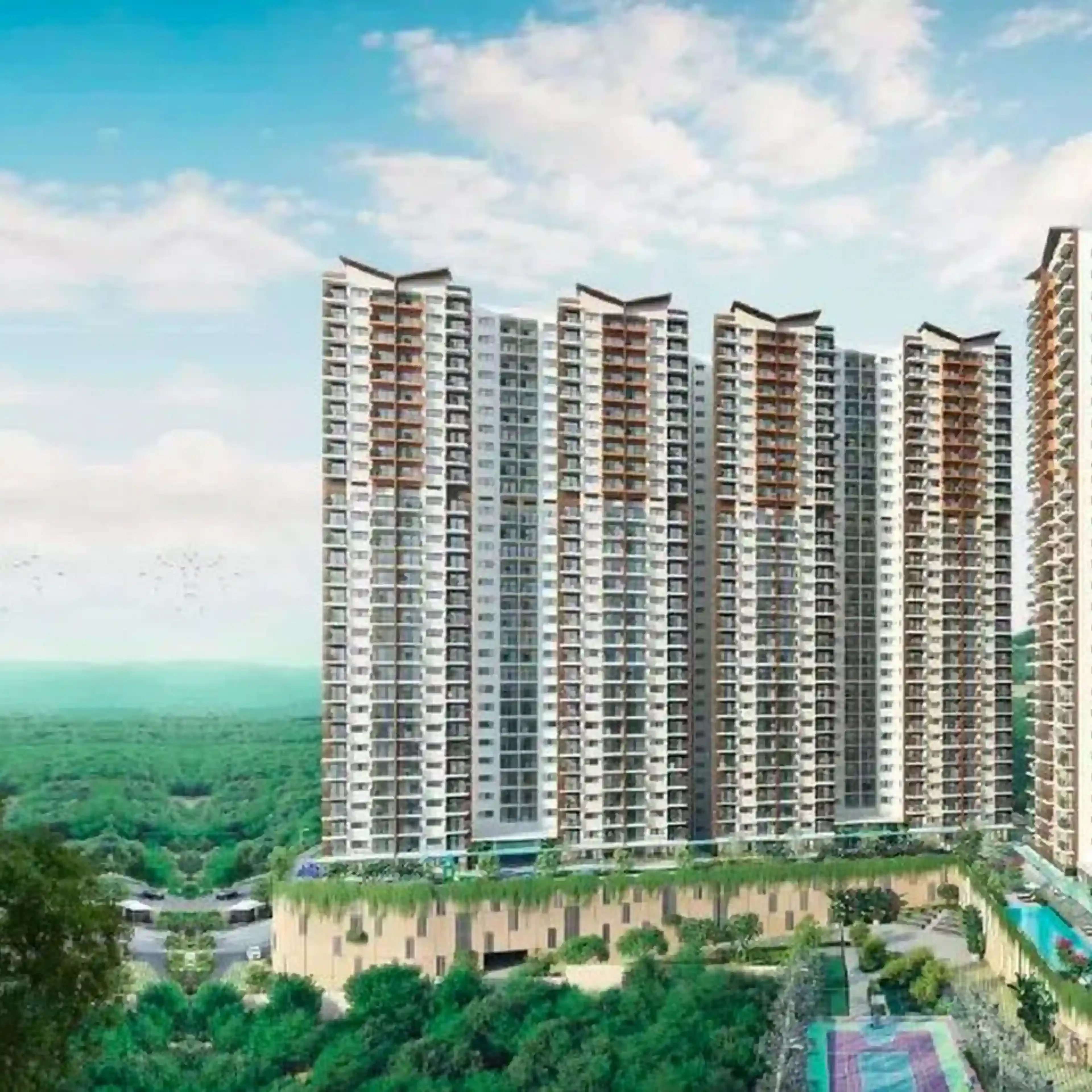 Shapoorji Pallonji Vanaha Golfland - exterior render