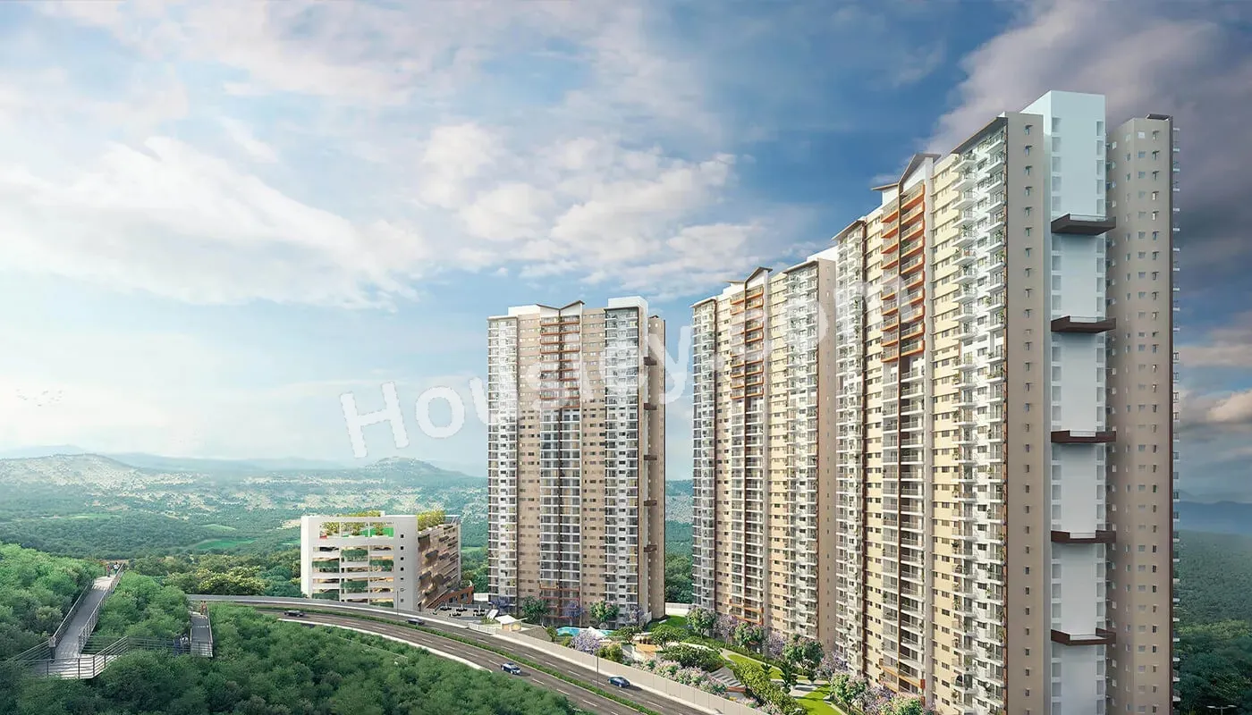 Shapoorji Pallonji Vanaha Golfland - tower facade