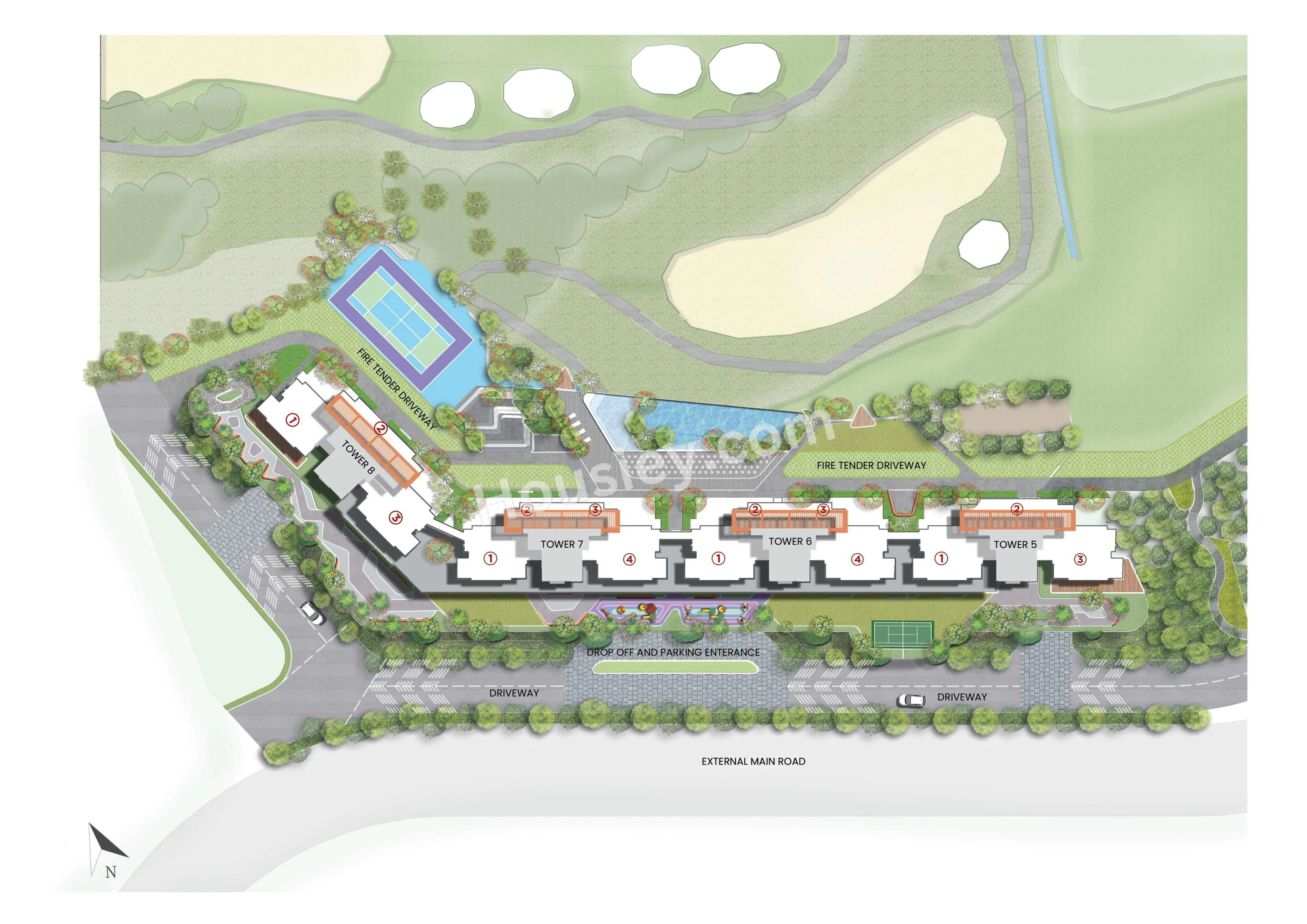 Shapoorji Pallonji Vanaha Golfland - master plan