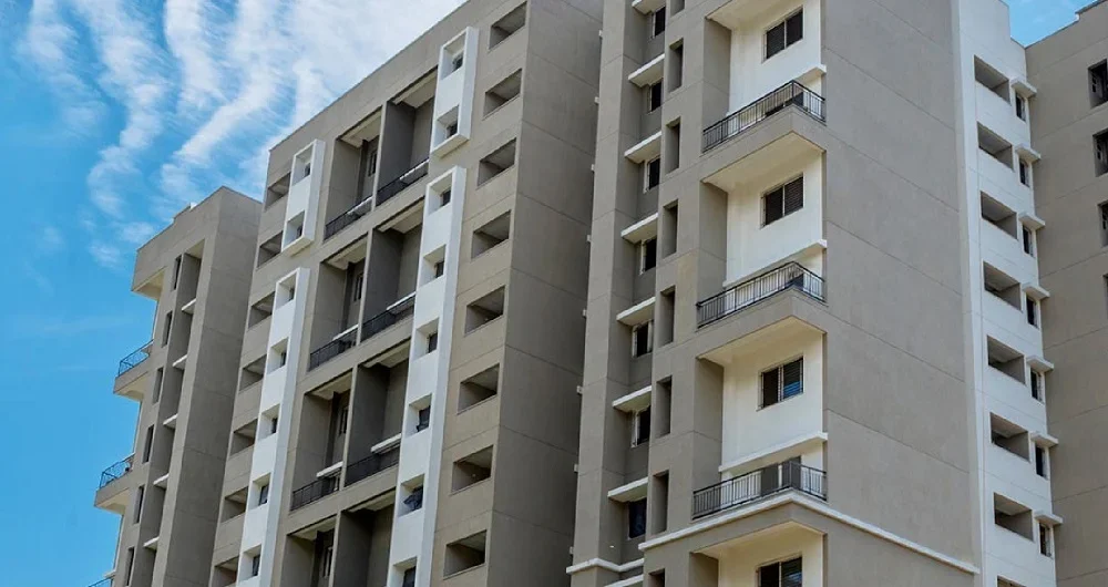 Sobha Orion day view of the tower facade and balconies