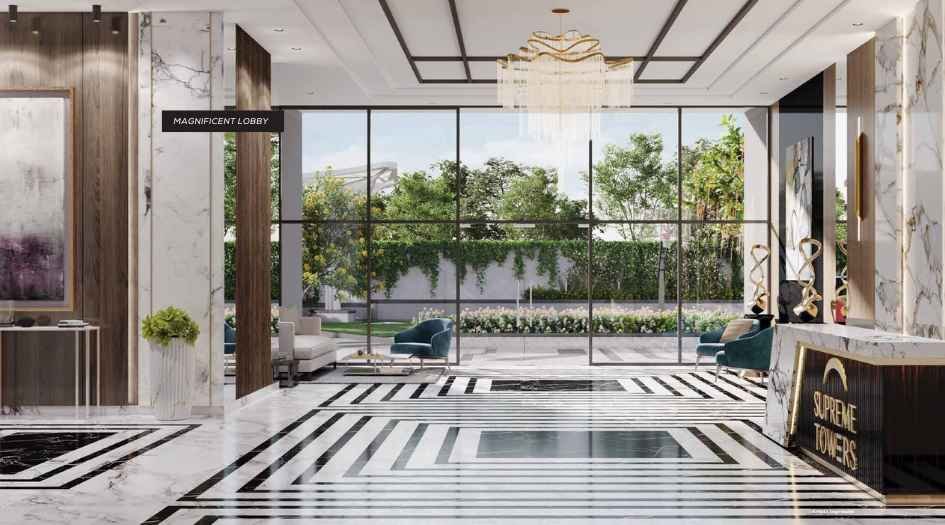 Supreme Towers Phase I - double-height entrance lobby