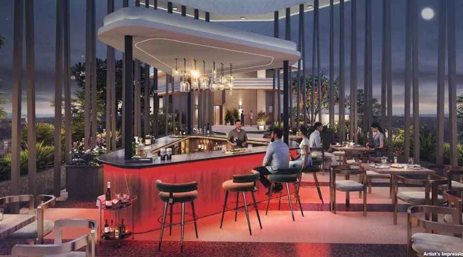 Supreme Towers Phase I - Vista Sky Bar on rooftop level 34