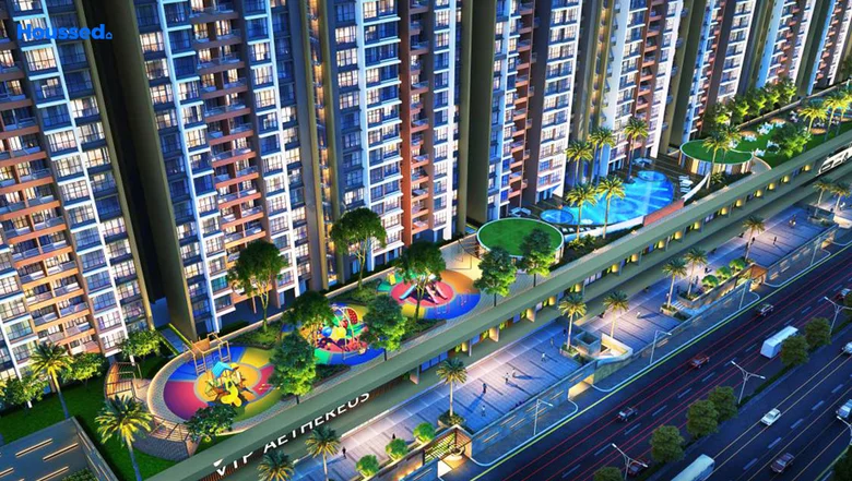 VTP Blue Waters clubhouse and swimming pool amenities