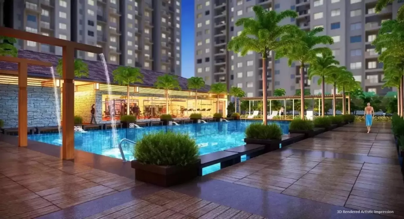 VTP Pegasus Kharadi - swimming pool and clubhouse