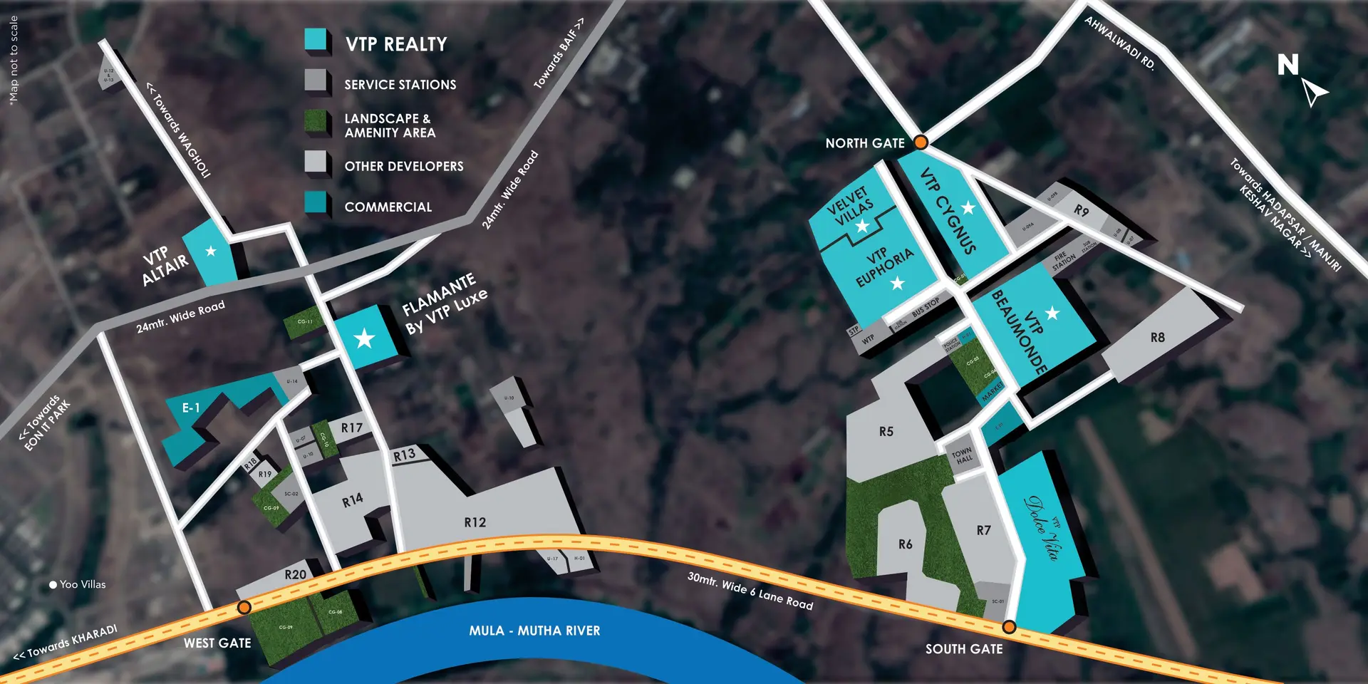 VTP Pegasus Kharadi - 165-acre township master plan